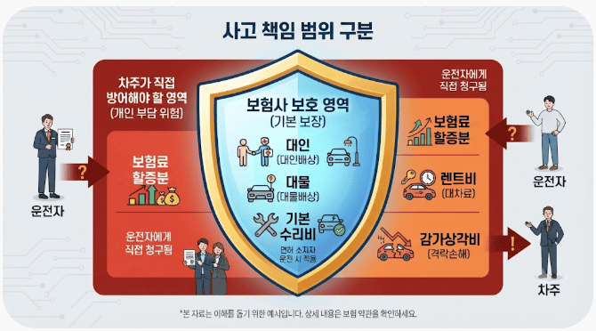 사고 책임범위 구분