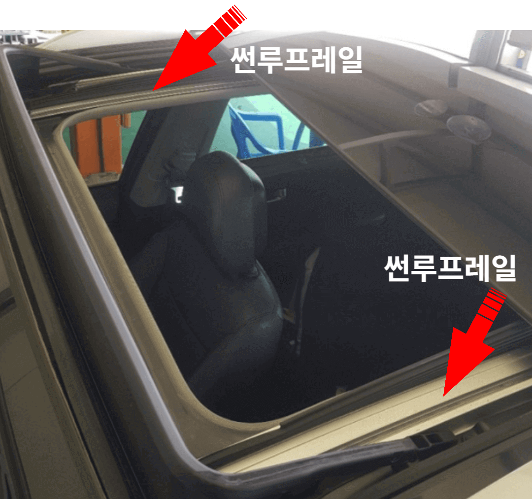 썬루프 레일