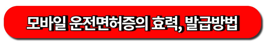 모바일 운전면허증 만들어 볼까 - 발급등록방법, 효력, 앱 다운로드 안내