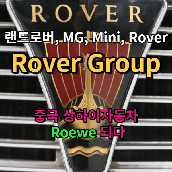 Rover Group - Land Rover, MG, Mini, Rover를 소유했던 그룹, 중국에서 Roewe 되다