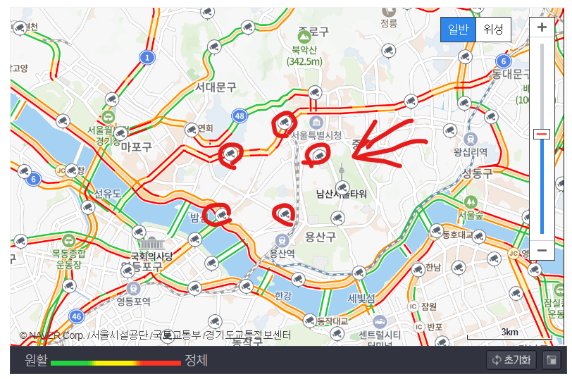 고속도로 교통상황 실시간 CCTV로 빠르게 확인하는 법 3 실시간 cctv 확인