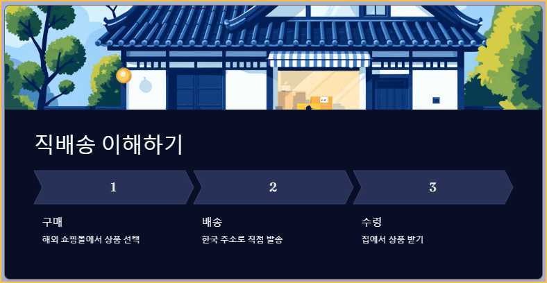 직배송 이해하기