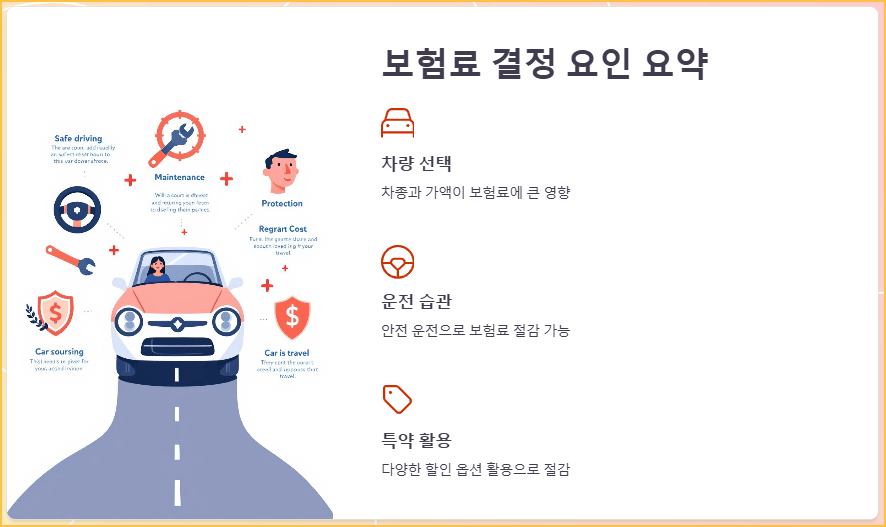 보험료 결정요인 요약