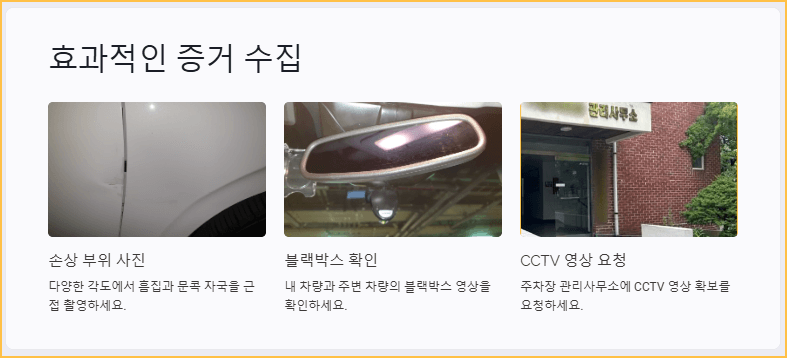 효과적인 증거 수집