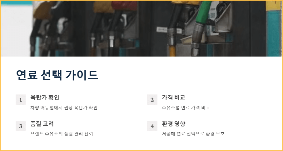 주유소의 주유기 모습
