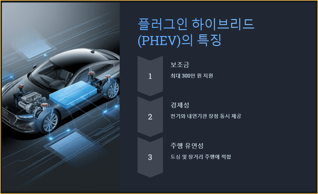 플러그인 하이브리드(PHEV)의 특징
