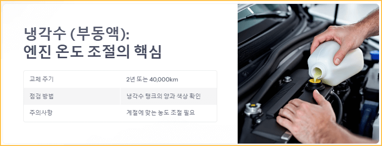 냉각수 (부동액), 엔진 온도 조절의 핵심