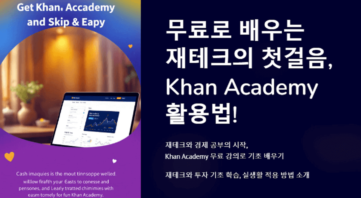 무료로 배우는 재테크의 첫걸음, Khan Academy 활용법!