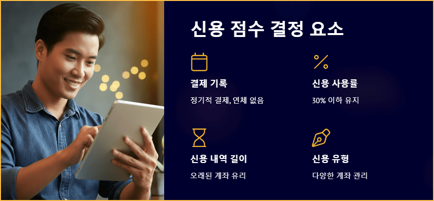 신용 점수 결정 요소
