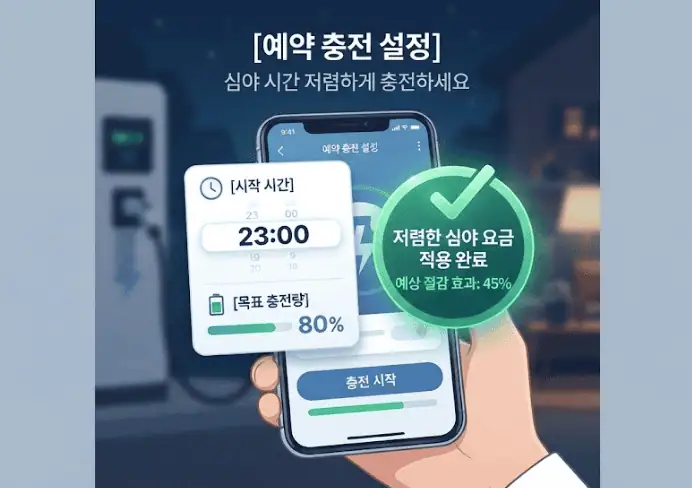 예약 충전 설정