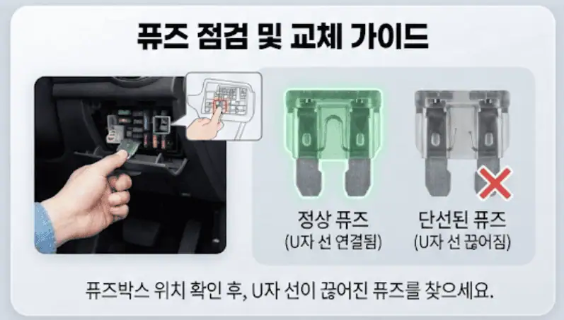 퓨즈 점검 및 교체 가이드