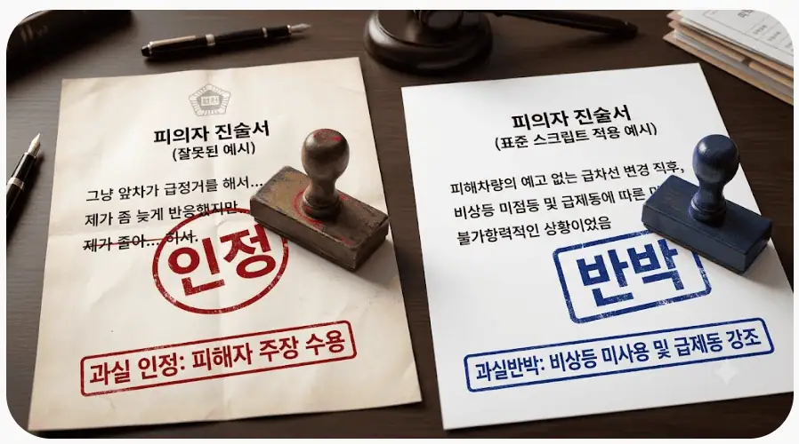 후방추돌 무조건 뒷차 100%? 앞차 급정거 잡는 2026 블랙박스 증거 확보법 3 과실 반박에 성공하는 결정적 진술 문구