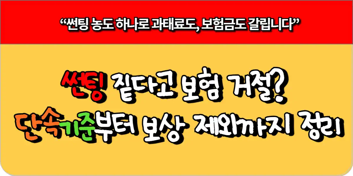 썬팅 짙다고 보험 거절? 단속기준부터 보상 제외까지 정리 5 썬팅 짙다고 보험 거절 단속기준부터 보상 제외까지 정리