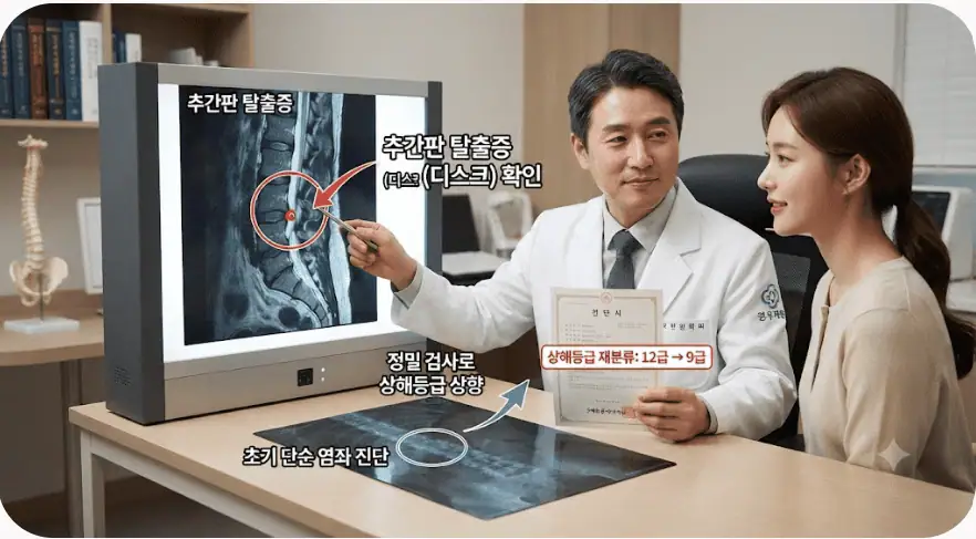 교통사고 상해등급별 보상금표, 최대 10배 차이 3 단순 엑스레이와 정밀 MRI 차이, 의사 설명
