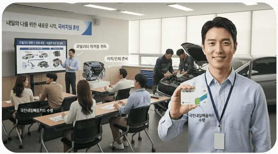 은퇴 대비나 이직을 위해 모빌리티 전문 자격증(보상, 정비 등) 수강